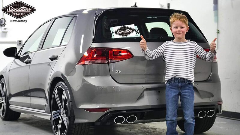 VW Golf R ceramic nano coating by Signature Detailing NJ