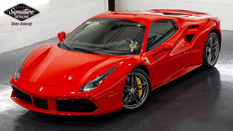 Ferrari 488 full body PPF clear bra by Signature Detailing NJ