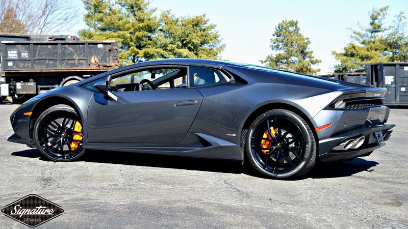 Lamborghini Huracán Xpel Ultimate PPF and ceramic nano coating by Signature Detailing NJ