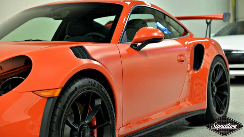 Porsche GT3RS Xpel Stealth matte PPF by Signature Detailing NJ