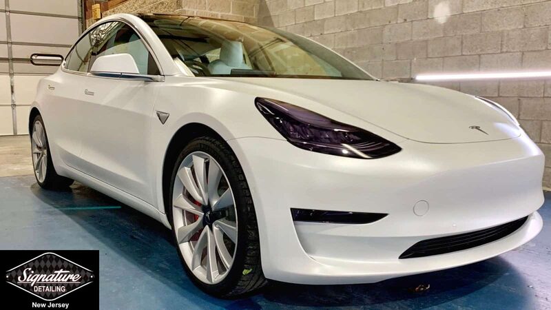 Tesla Model 3 Matte PPF installation by Signature Detailing NJ