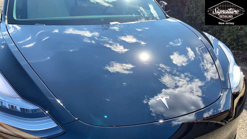 Tesla Model 3 paint correction and polishing by Signature Detailing NJ