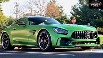 AMG GTR in for Full Matte Clear Bra Paint Protection Film Installation by Signature Detailing New Jersey.