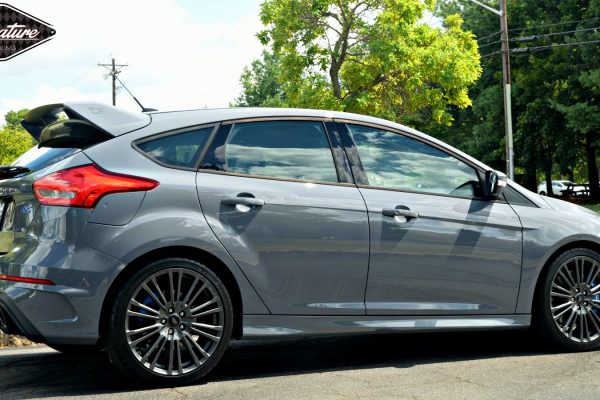Ford Focus RS is blindingly bright after paint correction and Opti coat ceramic pro coating by signature detailing nj.