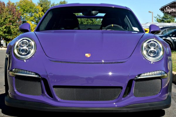 This beautiful purple Porsche GT3RS will turn heads after services by Greg Gellas of Signature Detailing NJ