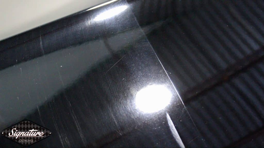 Paint Correction restores color gloss and reflectivity to automotive surfaces.