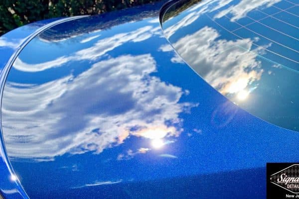 Paint Polishing or Paint Correction from Signature Detailing NJ can restore color, gloss and reflectivity on automotive surfaces.